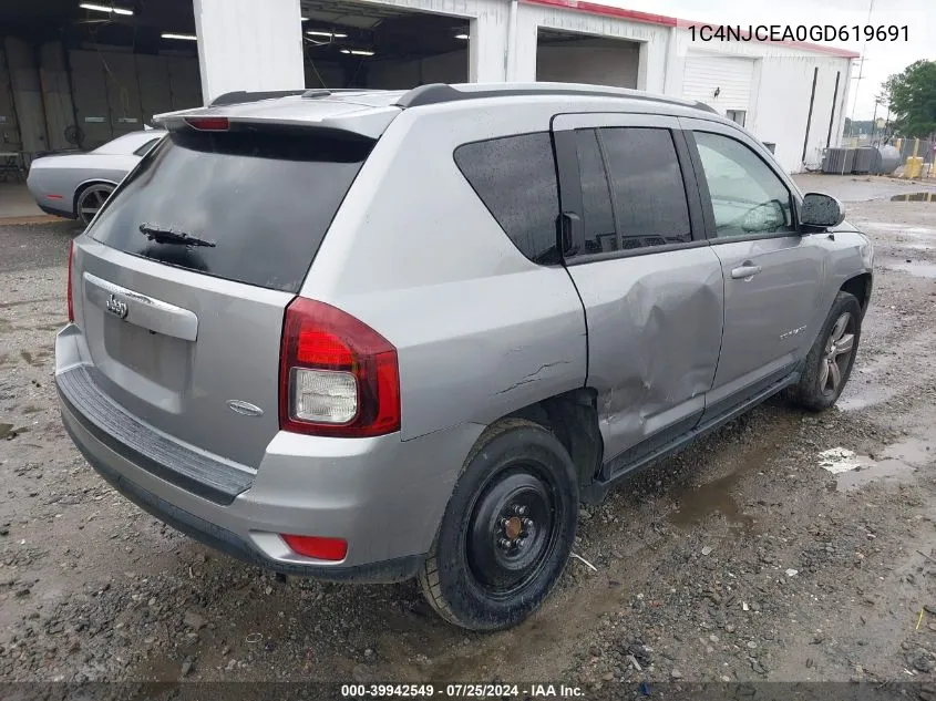 1C4NJCEA0GD619691 2016 Jeep Compass Latitude