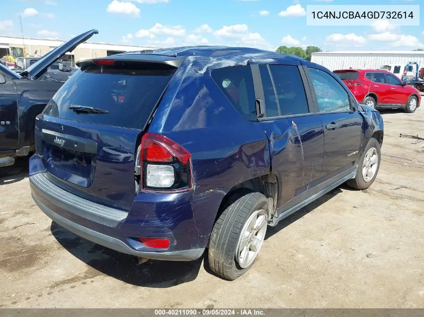 1C4NJCBA4GD732614 2016 Jeep Compass Sport