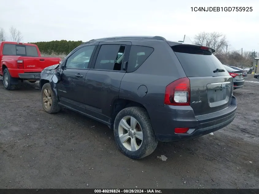 1C4NJDEB1GD755925 2016 Jeep Compass Latitude