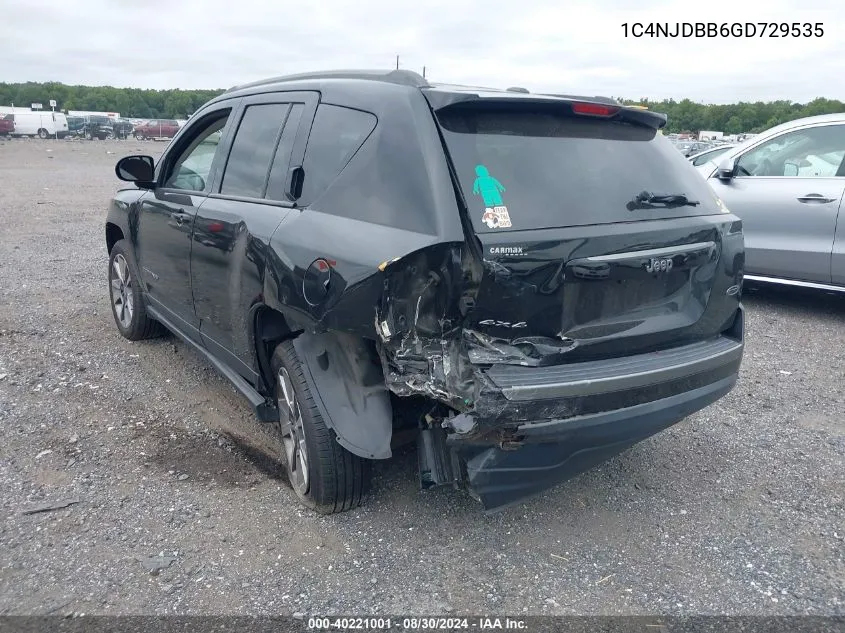 1C4NJDBB6GD729535 2016 Jeep Compass Sport Se