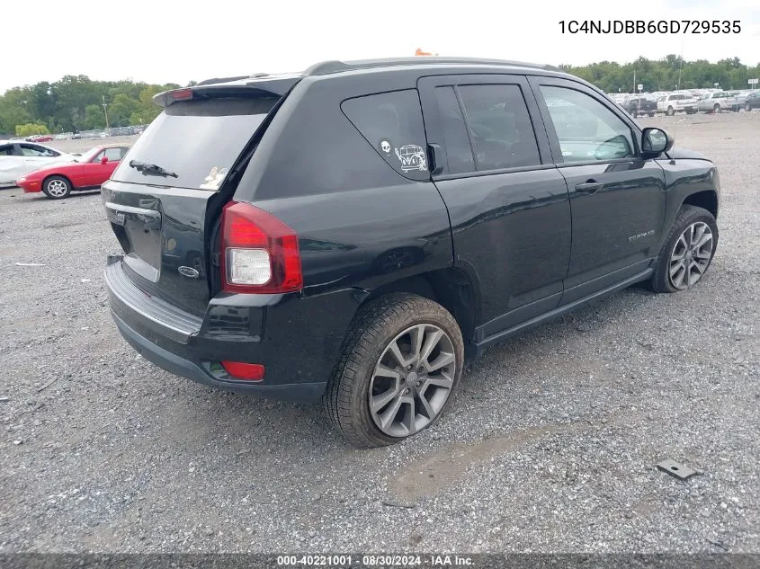 1C4NJDBB6GD729535 2016 Jeep Compass Sport Se