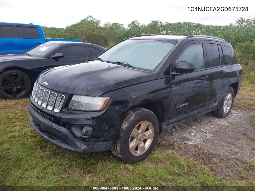 1C4NJCEA2GD675728 2016 Jeep Compass Latitude