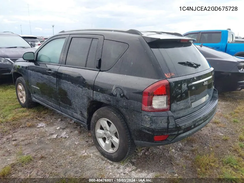 1C4NJCEA2GD675728 2016 Jeep Compass Latitude