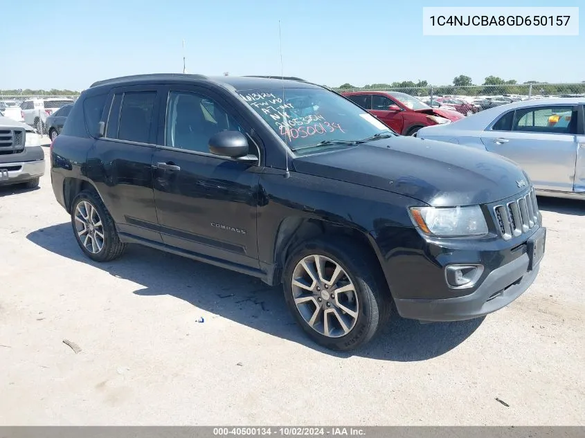 1C4NJCBA8GD650157 2016 Jeep Compass Sport Se