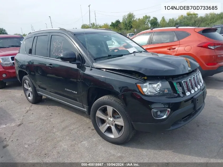 1C4NJDEB7GD733685 2016 Jeep Compass High Altitude Edition