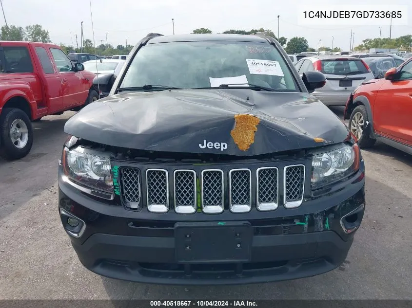 1C4NJDEB7GD733685 2016 Jeep Compass High Altitude Edition