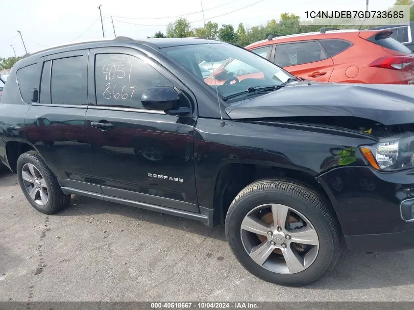 1C4NJDEB7GD733685 2016 Jeep Compass High Altitude Edition