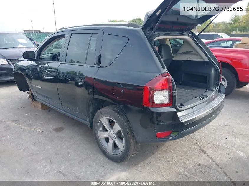 1C4NJDEB7GD733685 2016 Jeep Compass High Altitude Edition