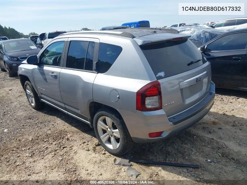 1C4NJDEB8GD617332 2016 Jeep Compass Latitude