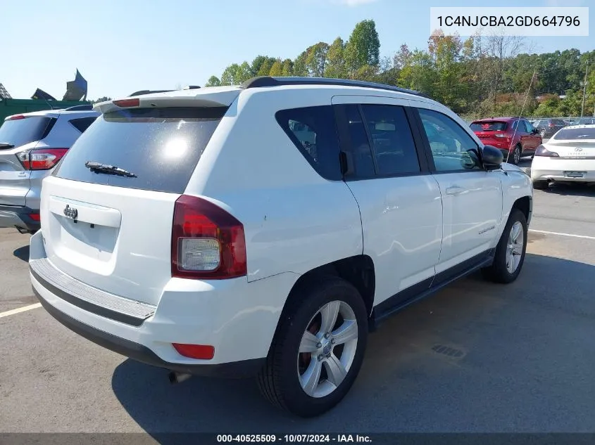 1C4NJCBA2GD664796 2016 Jeep Compass Sport