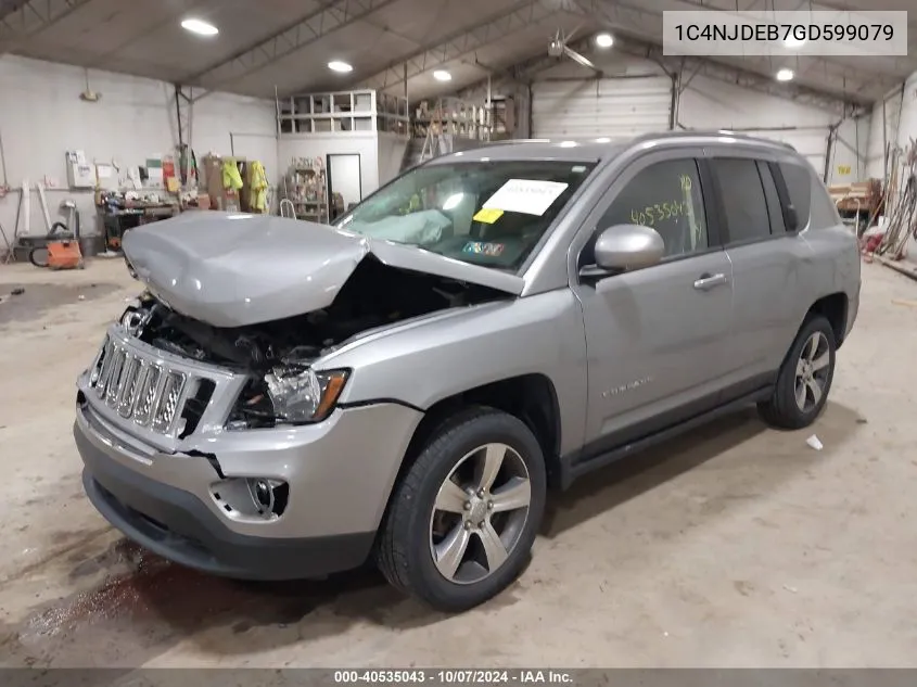 1C4NJDEB7GD599079 2016 Jeep Compass High Altitude Edition