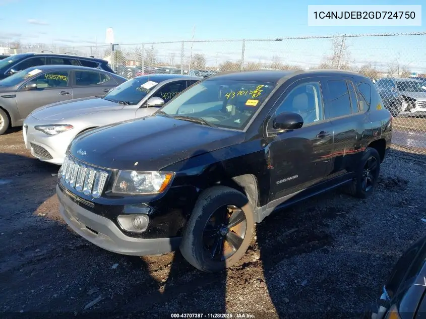 1C4NJDEB2GD724750 2016 Jeep Compass Latitude