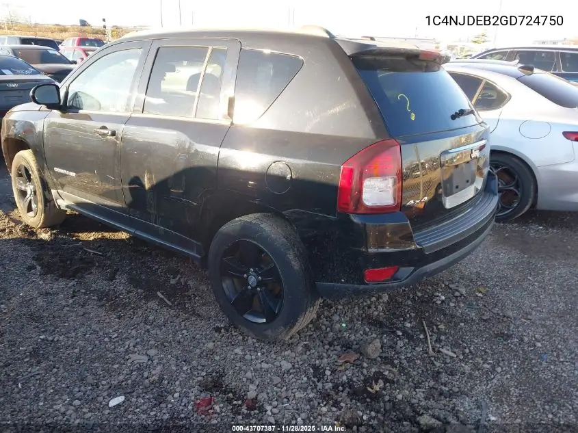 1C4NJDEB2GD724750 2016 Jeep Compass Latitude