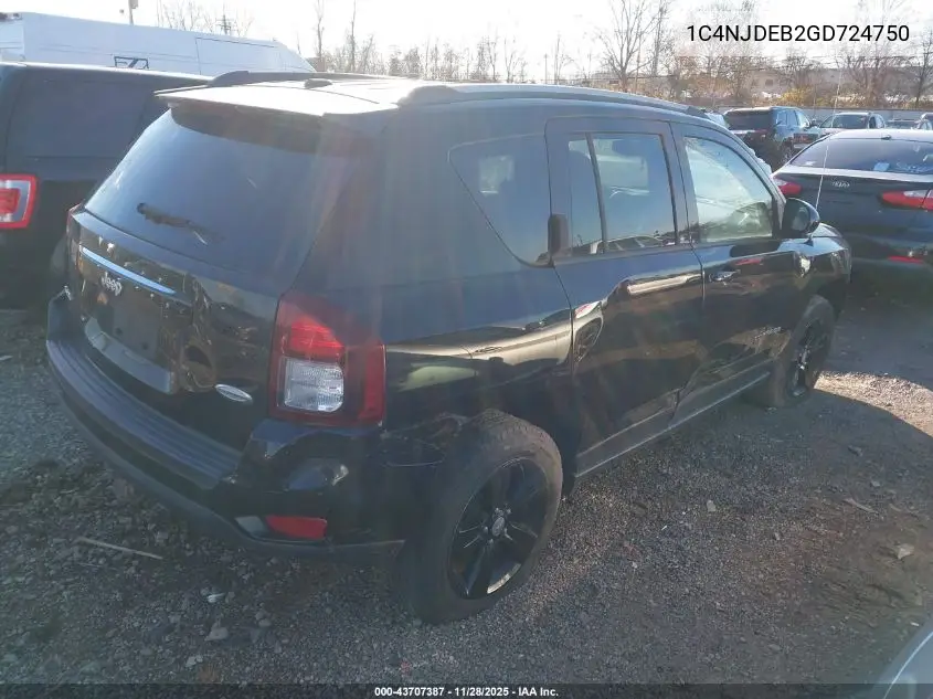 1C4NJDEB2GD724750 2016 Jeep Compass Latitude