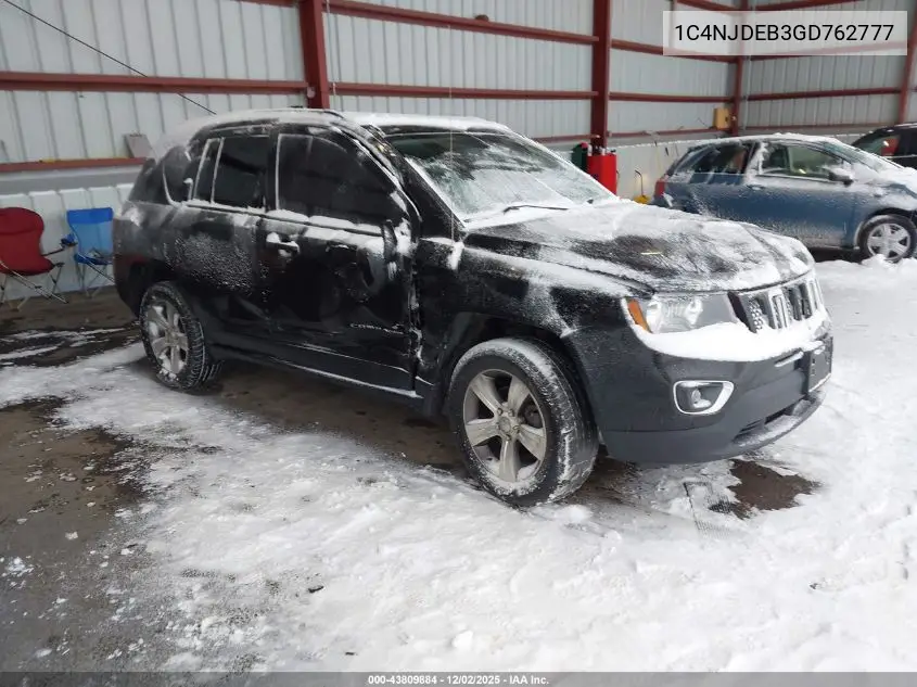1C4NJDEB3GD762777 2016 Jeep Compass High Altitude Edition