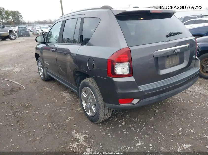 1C4NJCEA2GD769723 2016 Jeep Compass Latitude