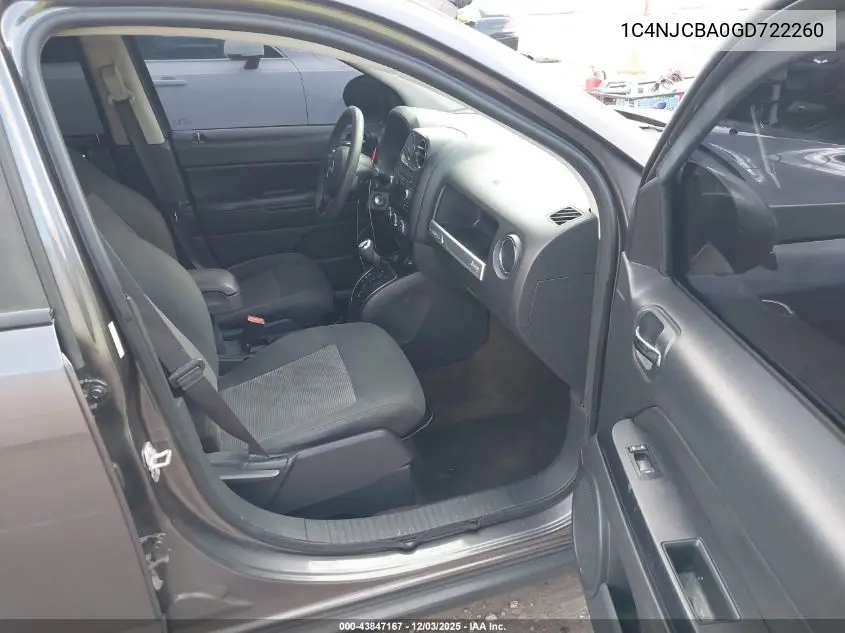 1C4NJCBA0GD722260 2016 Jeep Compass Sport