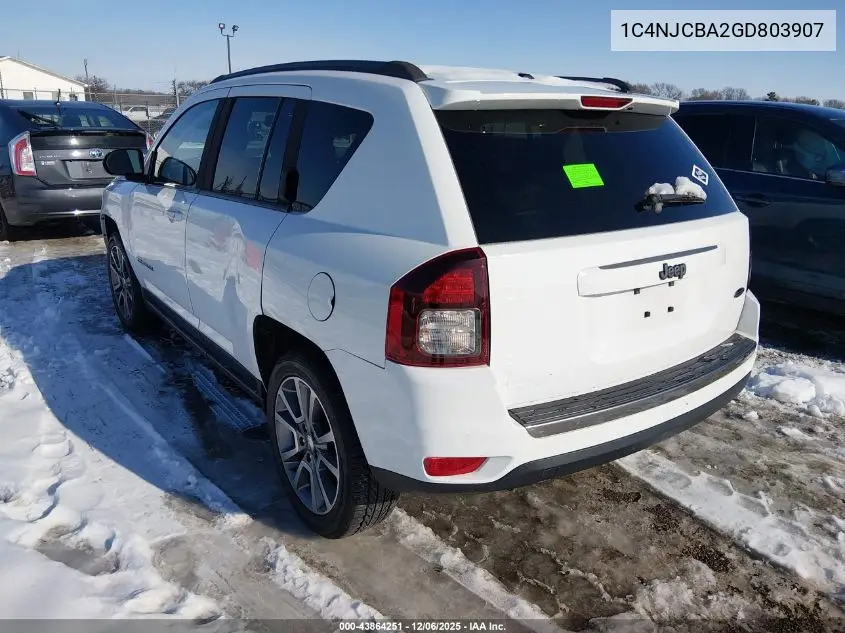 1C4NJCBA2GD803907 2016 Jeep Compass Sport Se