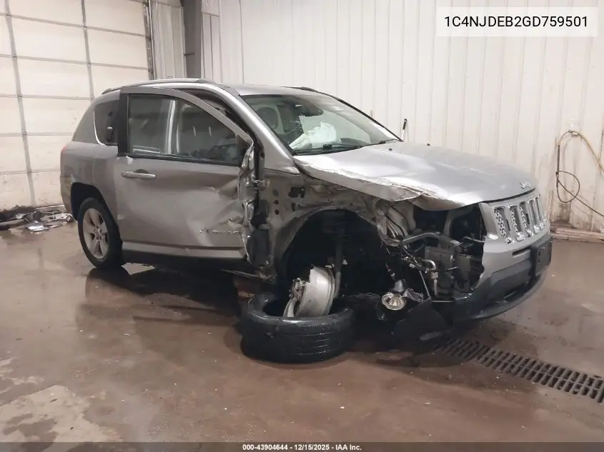 1C4NJDEB2GD759501 2016 Jeep Compass Latitude
