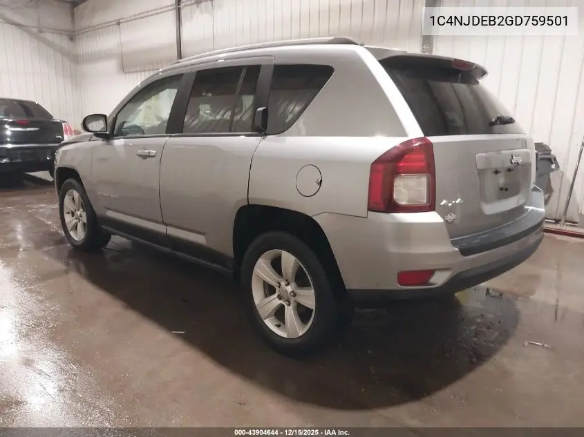1C4NJDEB2GD759501 2016 Jeep Compass Latitude