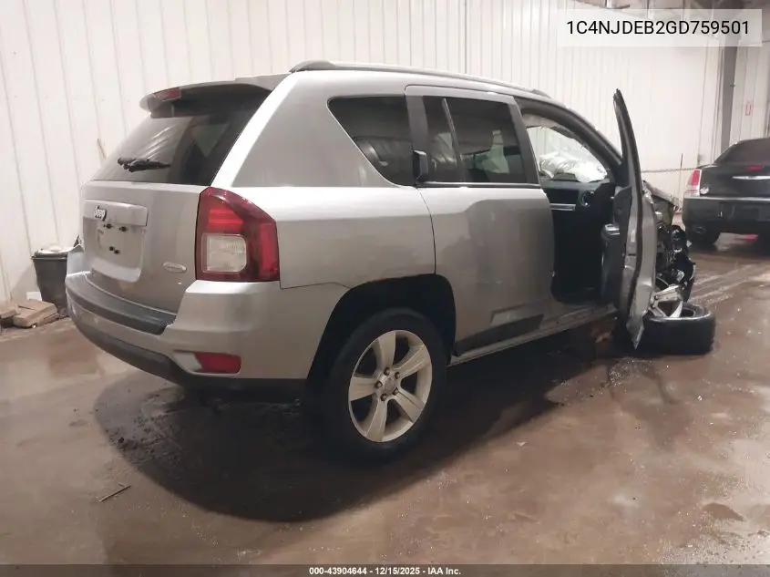1C4NJDEB2GD759501 2016 Jeep Compass Latitude