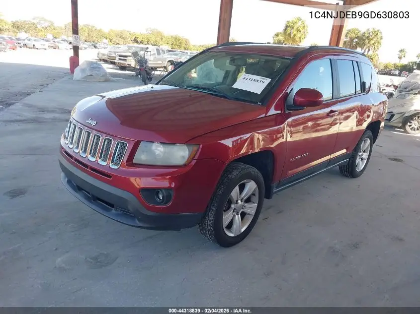 1C4NJDEB9GD630803 2016 Jeep Compass Latitude