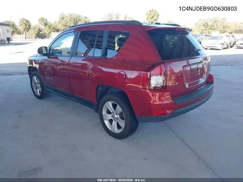 1C4NJDEB9GD630803 2016 Jeep Compass Latitude