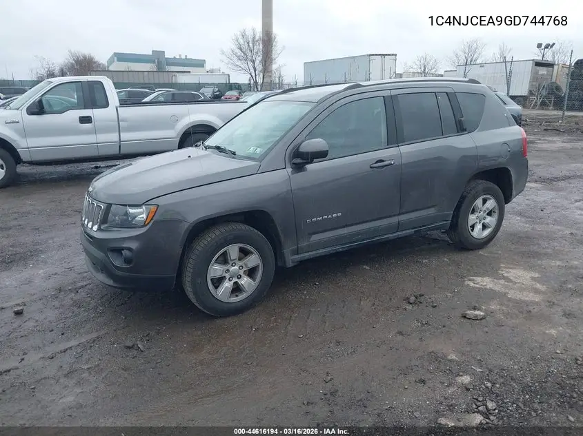 1C4NJCEA9GD744768 2016 Jeep Compass Latitude