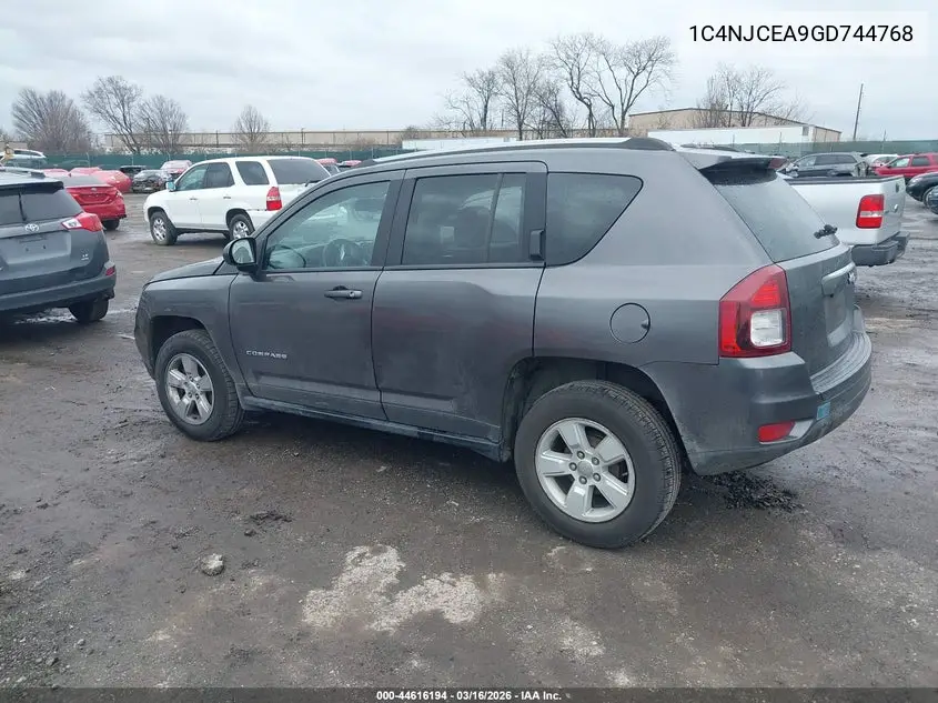 1C4NJCEA9GD744768 2016 Jeep Compass Latitude