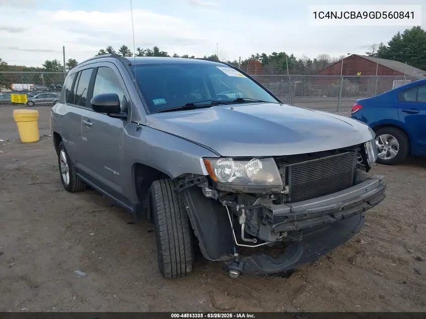 1C4NJCBA9GD560841 2016 Jeep Compass Sport