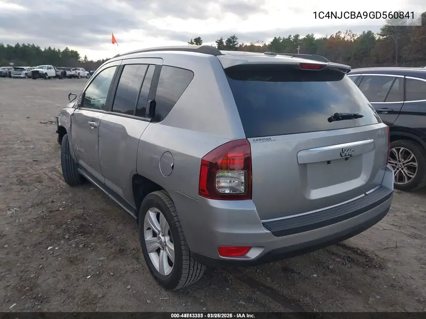 1C4NJCBA9GD560841 2016 Jeep Compass Sport