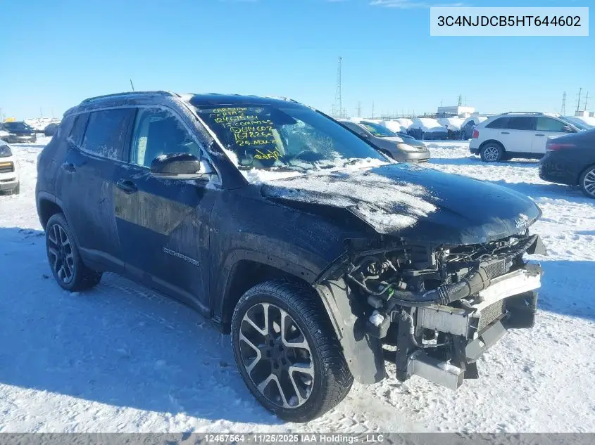 3C4NJDCB5HT644602 2017 Jeep Compass Limited