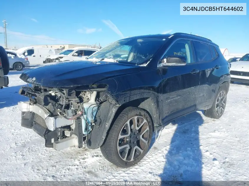 3C4NJDCB5HT644602 2017 Jeep Compass Limited