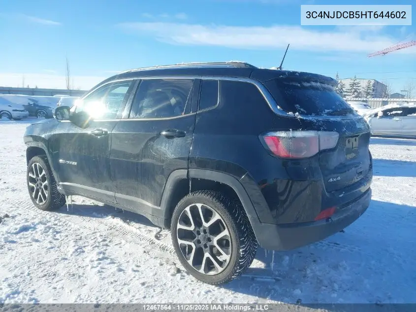 3C4NJDCB5HT644602 2017 Jeep Compass Limited