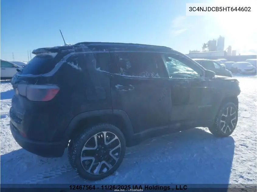 3C4NJDCB5HT644602 2017 Jeep Compass Limited