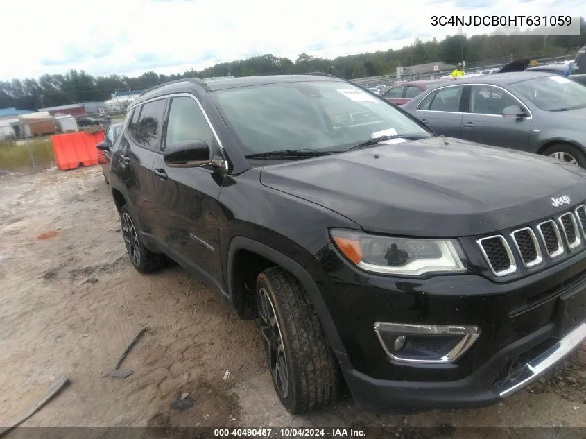 3C4NJDCB0HT631059 2017 Jeep New Compass Limited 4X4