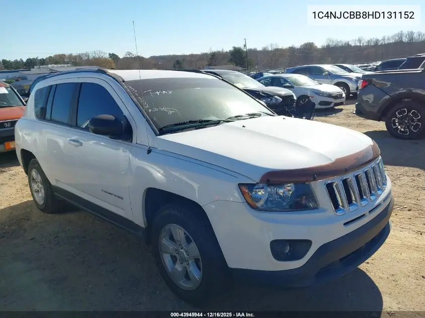 1C4NJCBB8HD131152 2017 Jeep Compass Sport Fwd