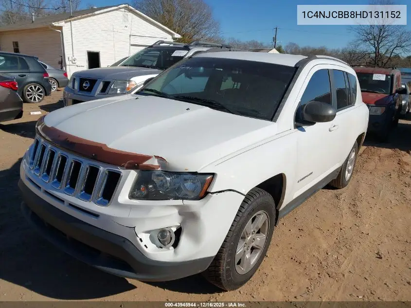 1C4NJCBB8HD131152 2017 Jeep Compass Sport Fwd