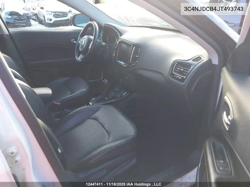 3C4NJDCB4JT493743 2018 Jeep Compass Limited