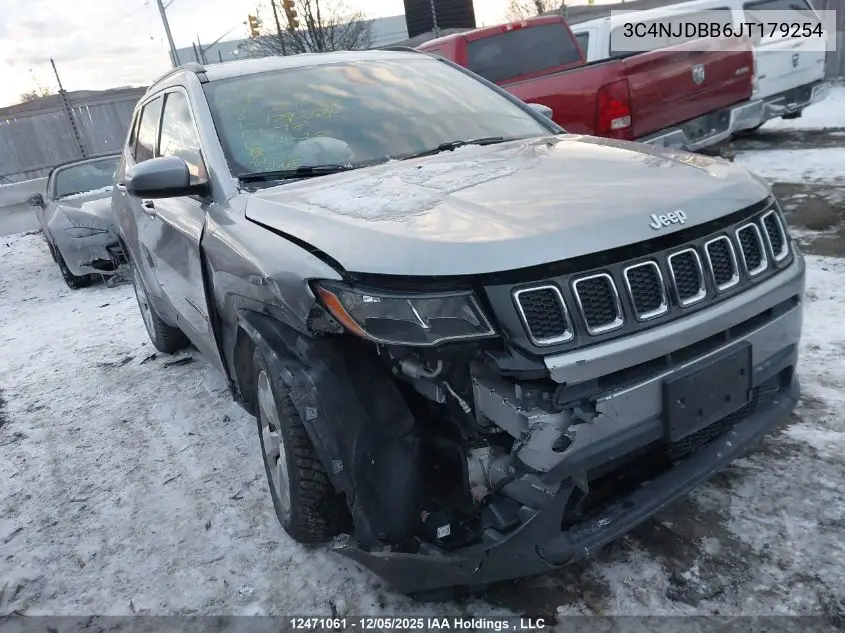 3C4NJDBB6JT179254 2018 Jeep Compass North