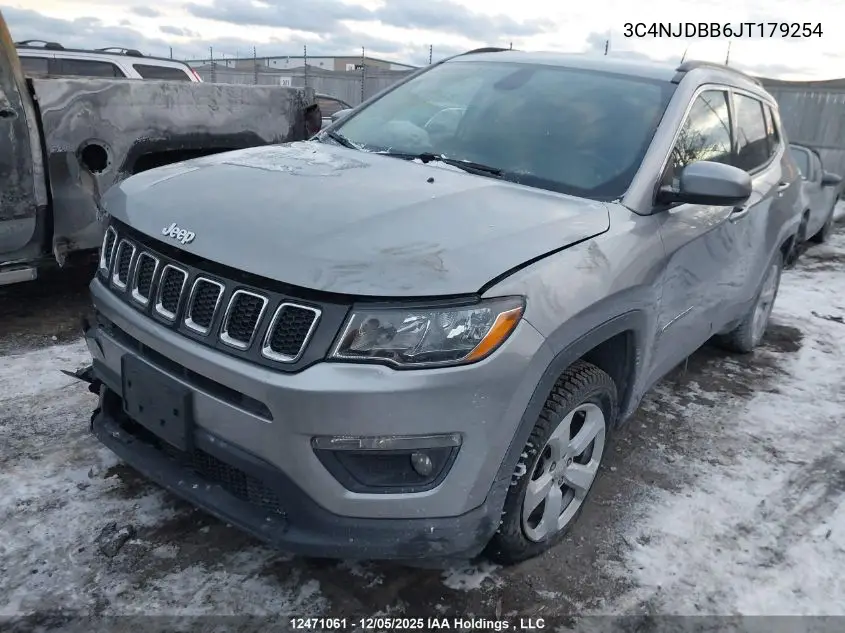 3C4NJDBB6JT179254 2018 Jeep Compass North