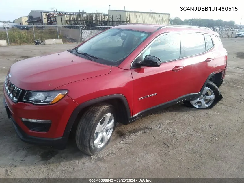 2018 Jeep Compass Latitude 4X4 VIN: 3C4NJDBB1JT480515 Lot: 40398842