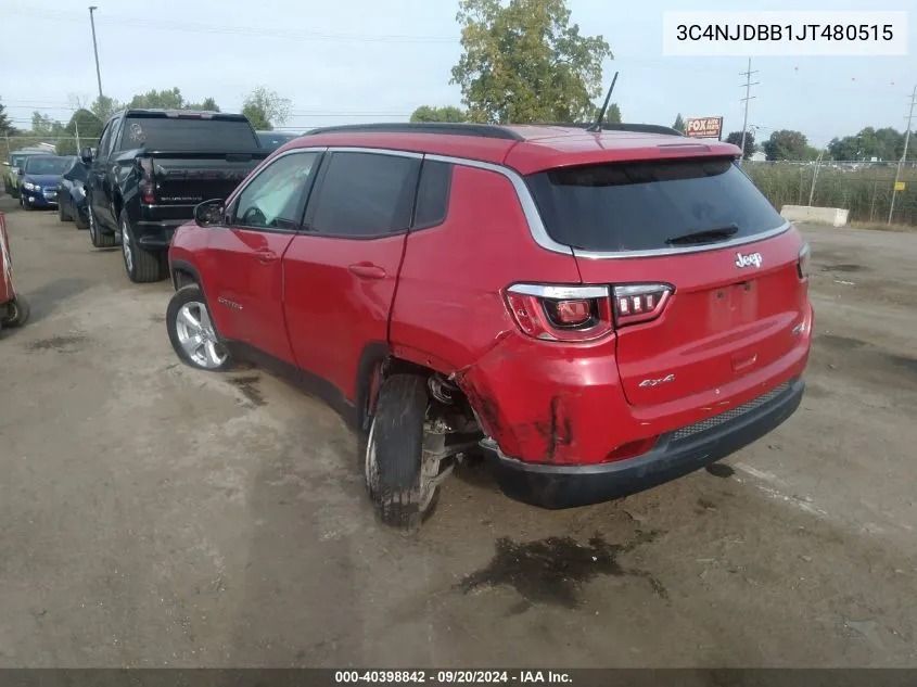 2018 Jeep Compass Latitude 4X4 VIN: 3C4NJDBB1JT480515 Lot: 40398842