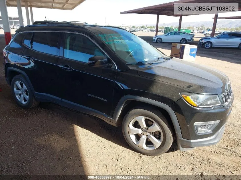 3C4NJCBB5JT108802 2018 Jeep Compass Latitude Fwd