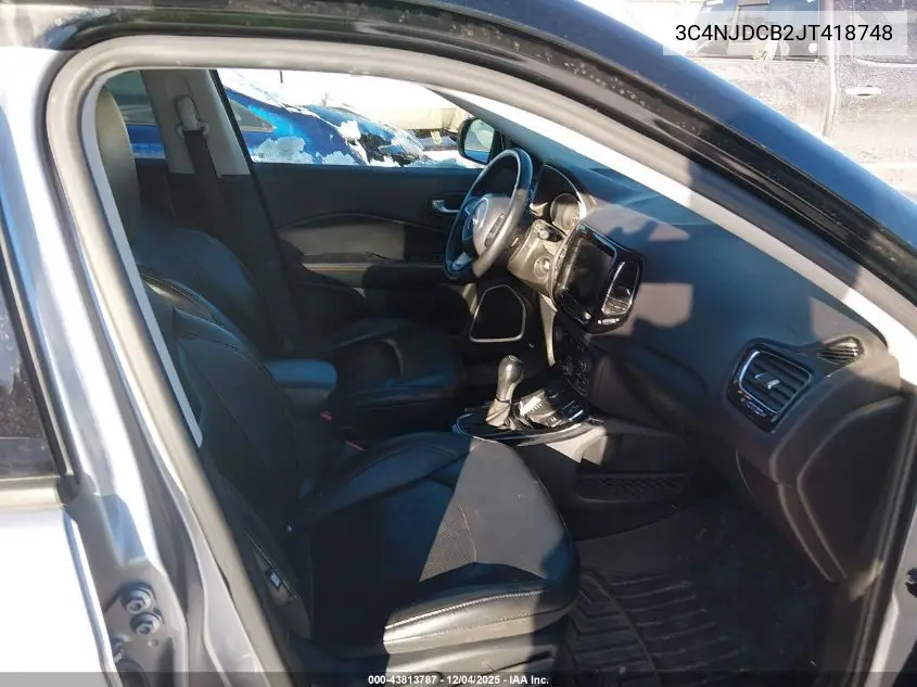 3C4NJDCB2JT418748 2018 Jeep Compass Limited 4X4