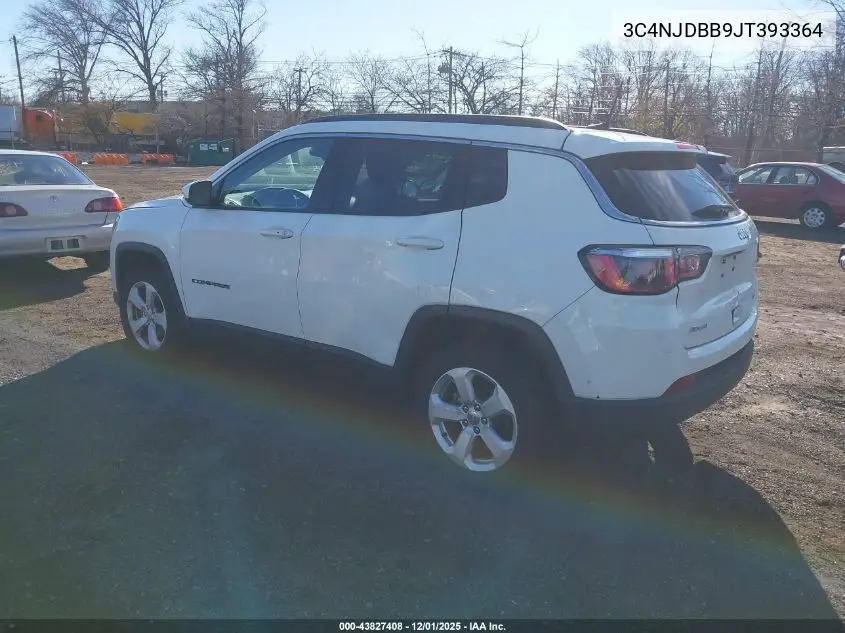 3C4NJDBB9JT393364 2018 Jeep Compass Latitude 4X4