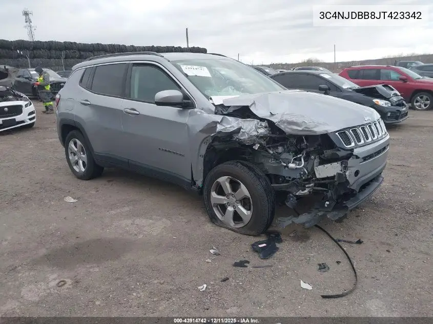 3C4NJDBB8JT423342 2018 Jeep Compass Latitude 4X4