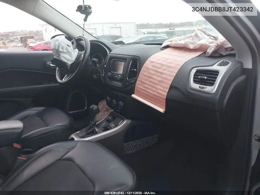 3C4NJDBB8JT423342 2018 Jeep Compass Latitude 4X4