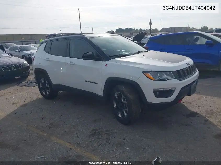 3C4NJDDB4JT404042 2018 Jeep Compass Trailhawk 4X4