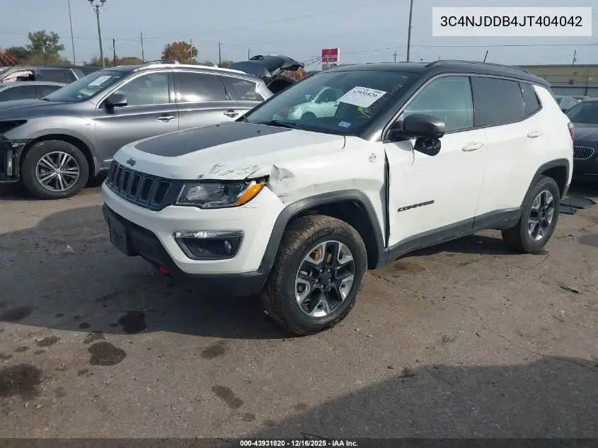 3C4NJDDB4JT404042 2018 Jeep Compass Trailhawk 4X4